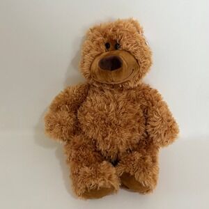 NWT!! GUND Brown Teddy Bear‎ Plush Stuffed Toy Fuzzy Play Embroidered Smiling